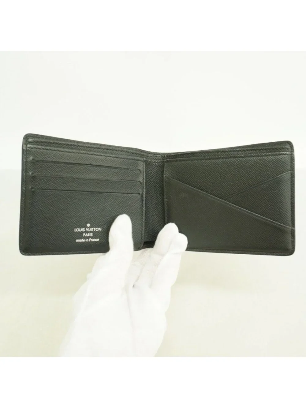 Louis Vuitton Billfold Monogram Eclipse Portefeuille Multiple Black Wallet